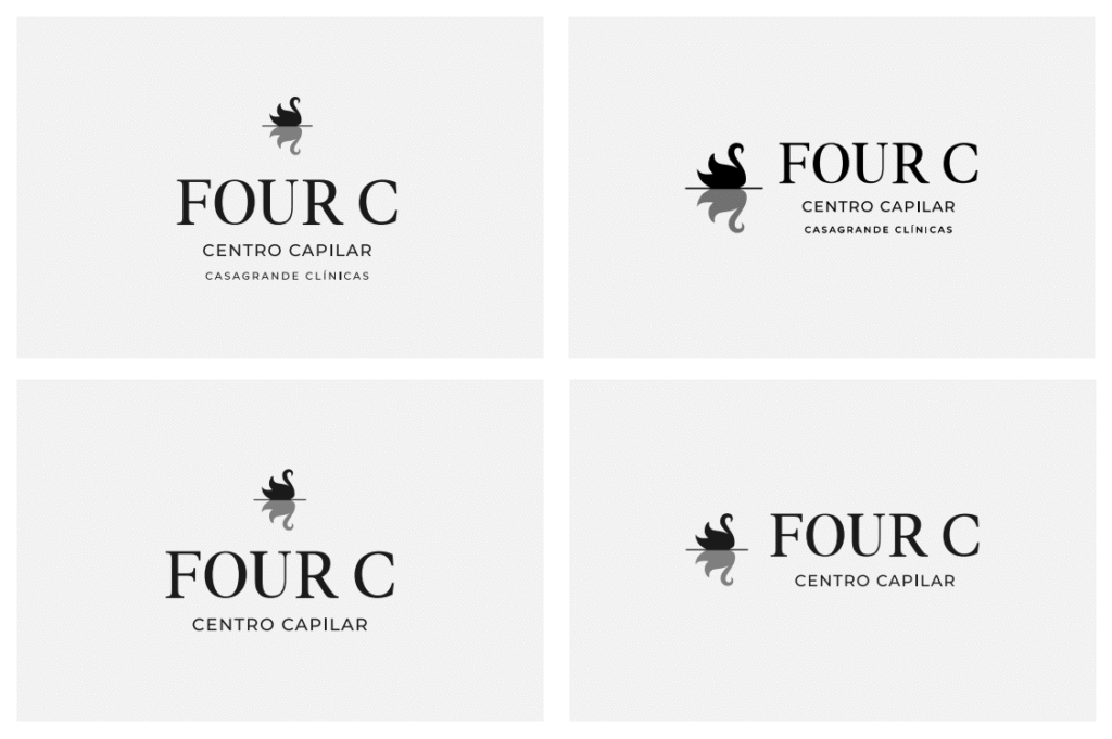 Novo Logo FOUR C Centro Capilar